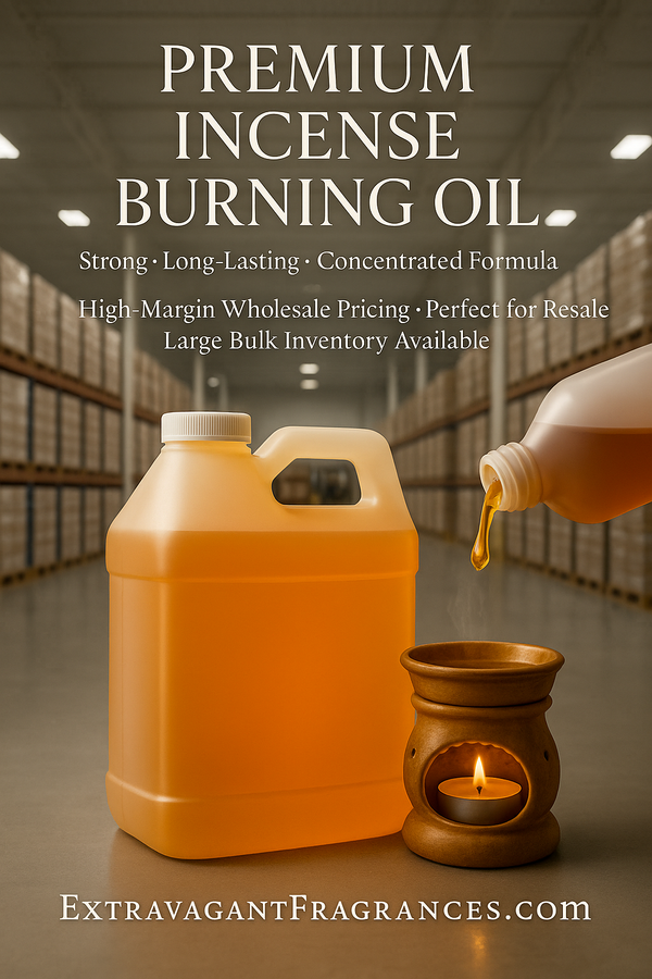 1 Gallon Premium Incense Burning Oil - Wholesale